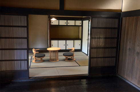 まどか 和室低座椅子 φ500 NT色