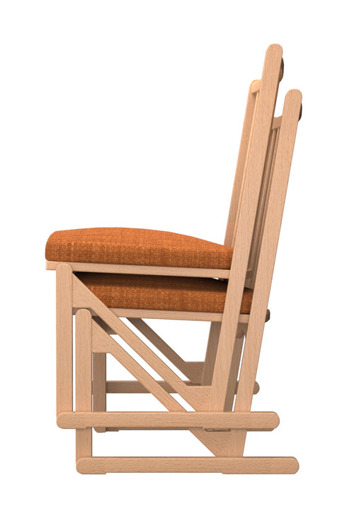 しき 和室イスNT色 オレンジ