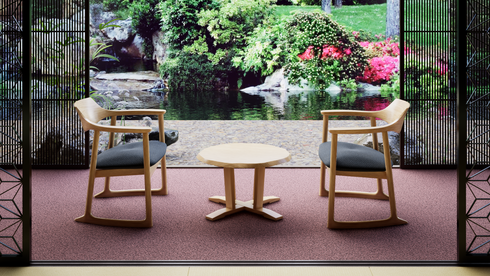 くつろぎ-ラウンドテーブル60-L NT色