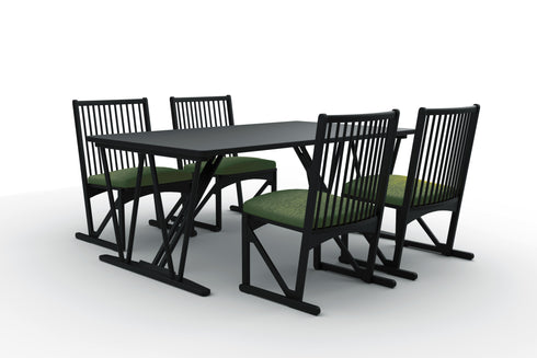 しき 和室イスBK色 オリーブ