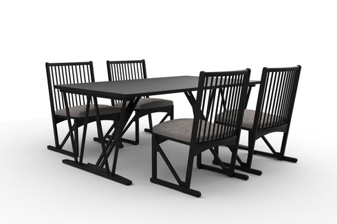 しき 和室イスBK色 グレイ