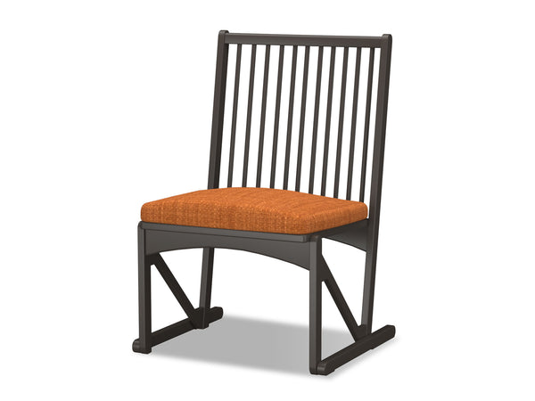 しき 和室イスBK色 オレンジ