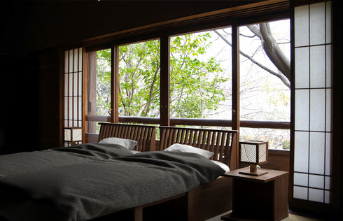 くつろぎ-ナイトテーブル2 DB色