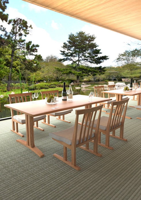 たのし-サイドチェアH DB色テール40