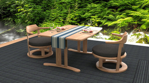 まどか 和室低座椅子 φ500 NT色