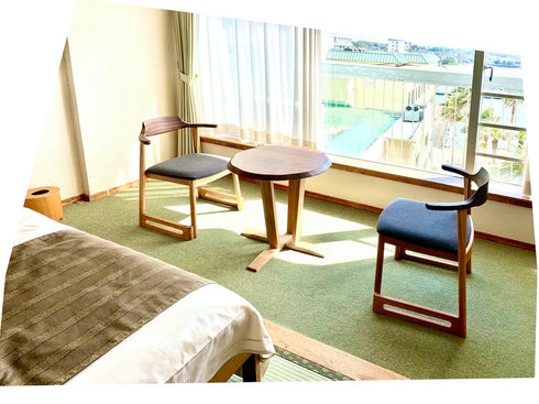 くつろぎ-ラウンドテーブル60-H NT色