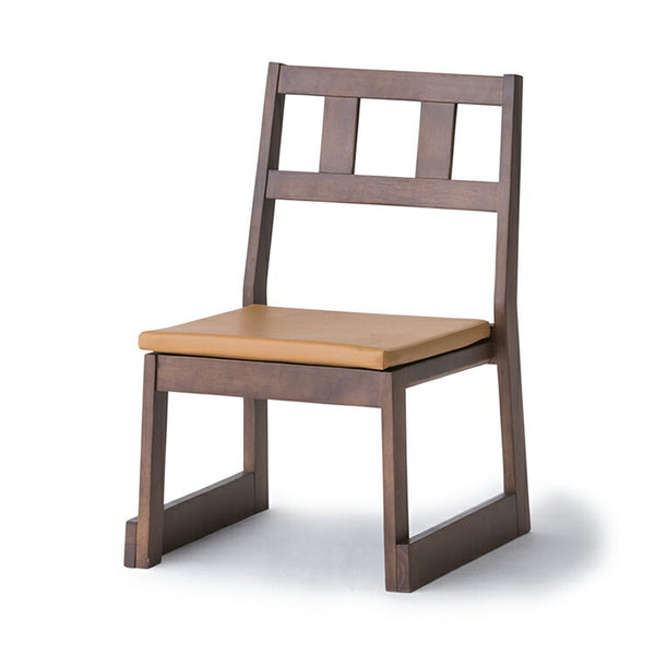 【在庫限り特価品】ゆめみ-サイドチェア背板L DB色