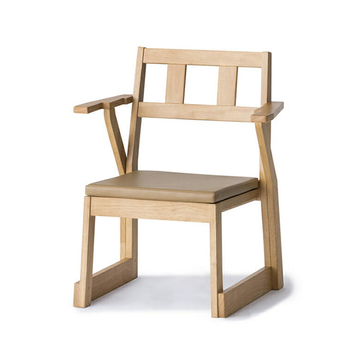 【在庫限り特価品】ゆめみ-アームチェア背板L NT色