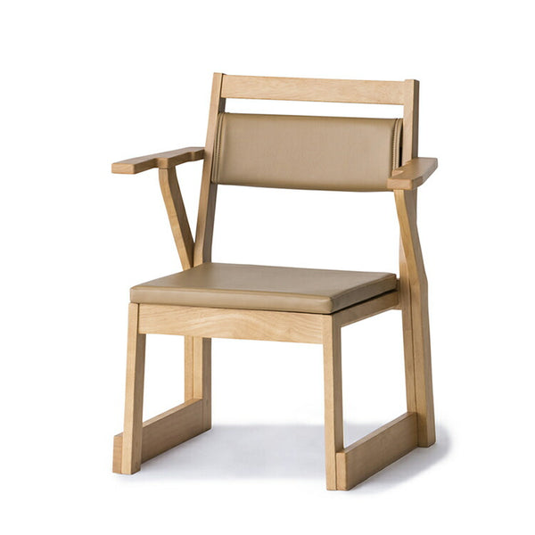 【在庫限り特価品】ゆめみ-アームチェア背張L NT色