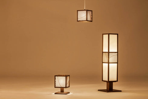 なみ-ペンダントランプ ウォールナット