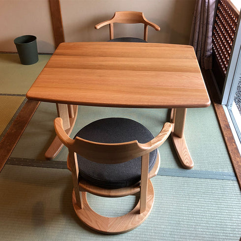 まどか 和室低座椅子 φ500 NT色