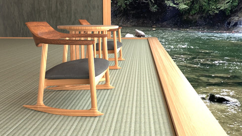 和 モダン おしゃれ インテリア 和室 丸テーブル 60cm 低いテーブル 高さ50cm 1人用テーブル 宴会場 食堂 客室 広縁 まどか 花芯テーブル NT L