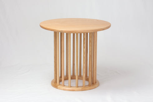 和 モダン おしゃれ インテリア 和室 丸テーブル 60cm 低いテーブル 高さ50cm 1人用テーブル 宴会場 食堂 客室 広縁 まどか 花芯テーブル NT L