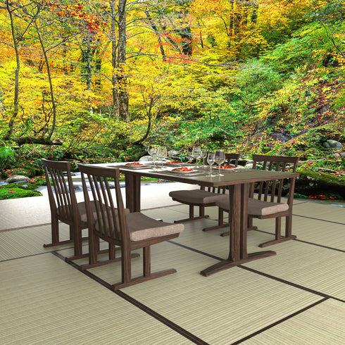 たのし-アームチェアH DB色テール83