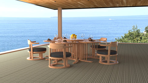 和 モダン おしゃれ インテリア 和室 丸テーブル 60cm 低いテーブル 高さ50cm 1人用テーブル 宴会場 食堂 客室 広縁 まどか 花芯テーブル NT L