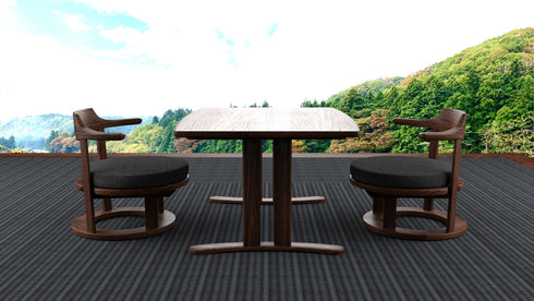 まどか 和室机1000-800 Oak DB色