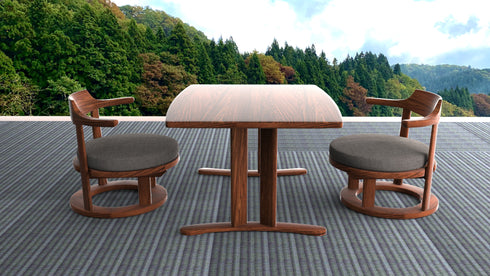 まどか 和室低座椅子 φ500 NT色